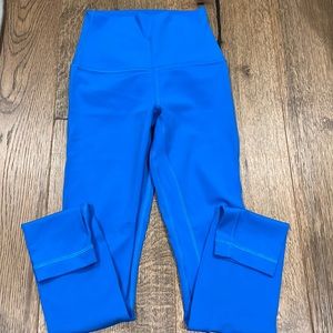 Blue lululemon 25’ align leggings